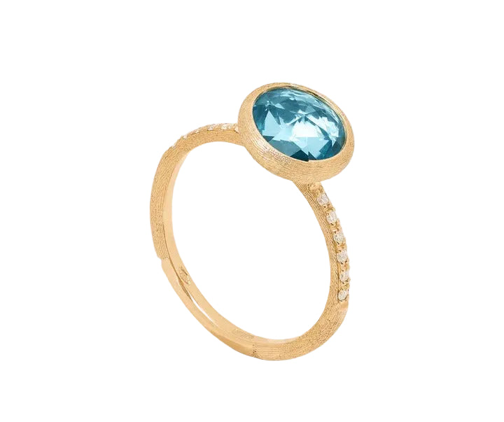 Ring aus Gold mit Topas und Diamanten – Marco Bicego bei Krebber in Rheydt
