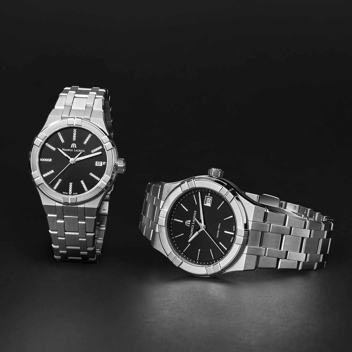 Maurice Lacroix AIKON QUARTZ DATE 40mm Uhr Juwelier Krebber Mönchengladbach Rheydt