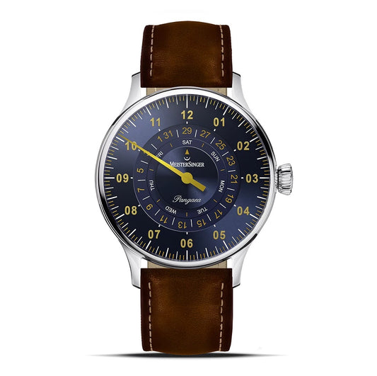 MeisterSinger Pangaea Day Date Uhr PDD917G Automatikwerk Limited Edition Juwelier Krebber Mönchengladbach Rheydt