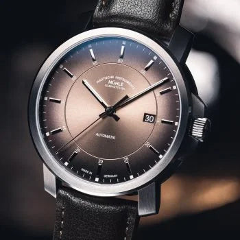 Mühle Glashütte 29er Casual Samtbraun M1-25-78-300-VLB Uhr Juwelier Krebber Mönchengladbach Rheydt