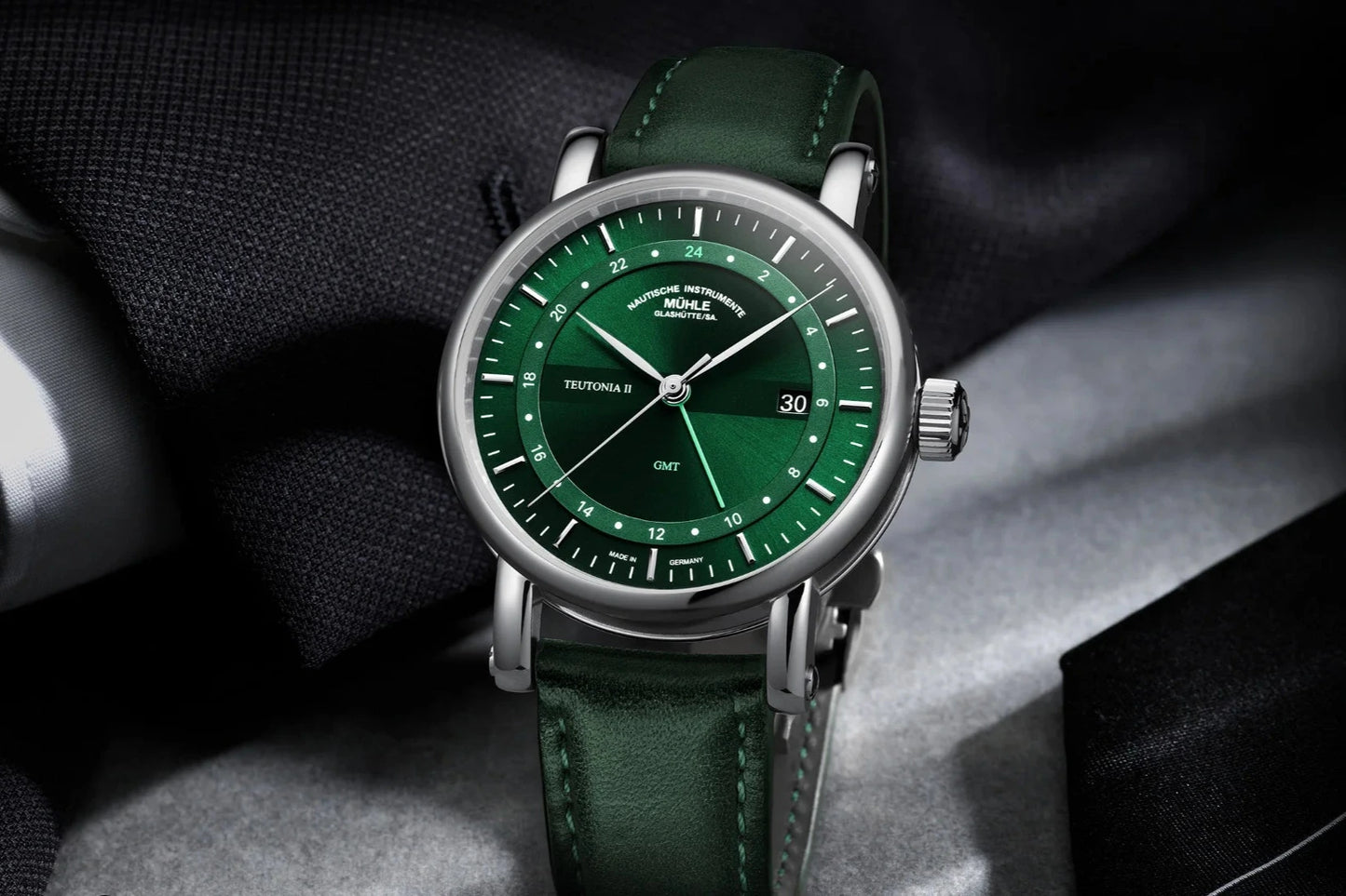 Mühle Glashütte Teutonia II M1-33-96-LB-I Uhr Juwelier Krebber Mönchengladbach Rheydt