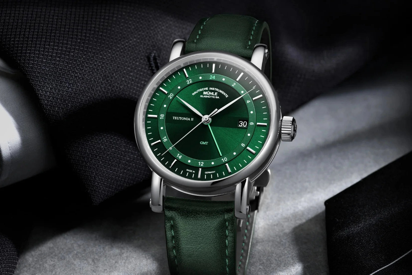 Mühle Glashütte Teutonia II M1-33-96-LB-I Uhr Juwelier Krebber Mönchengladbach Rheydt