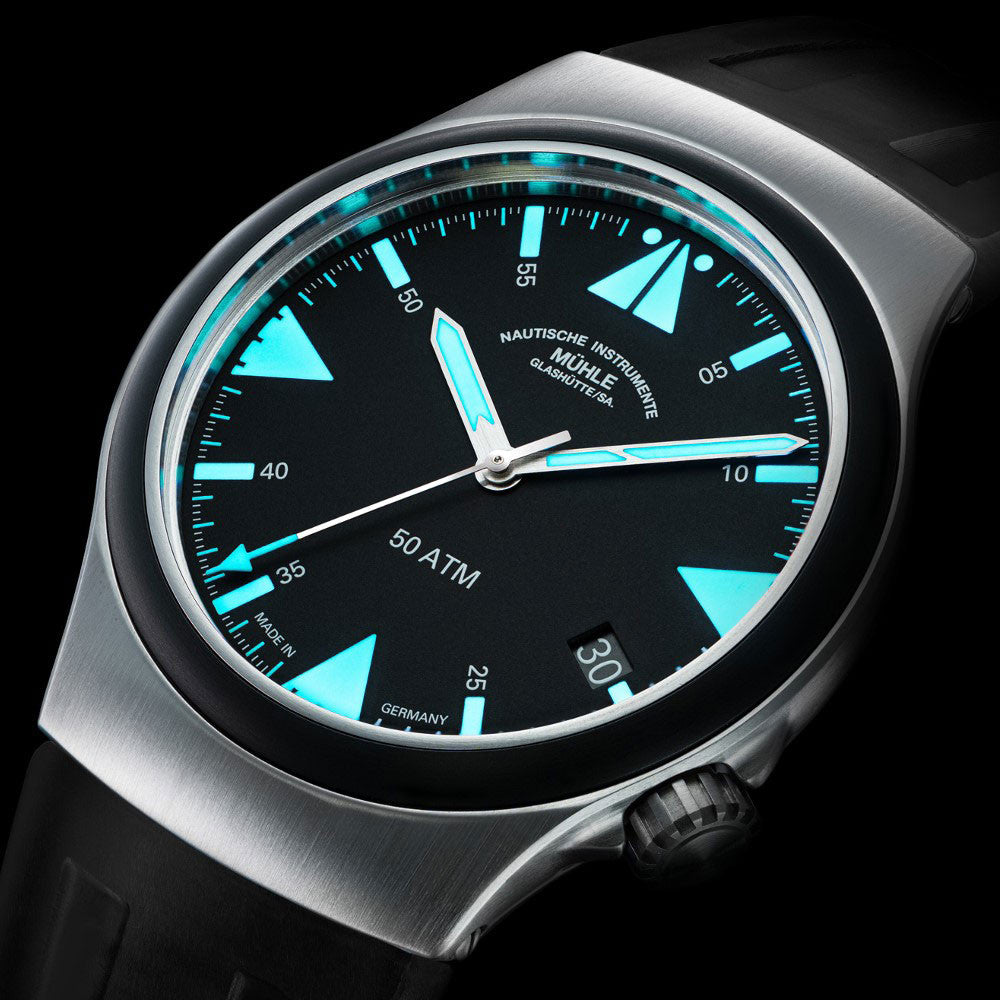 Mühle Glashütte mission timer M1-51-03-400-KB Uhr Juwelier Krebber Mönchengladbach Rheydt