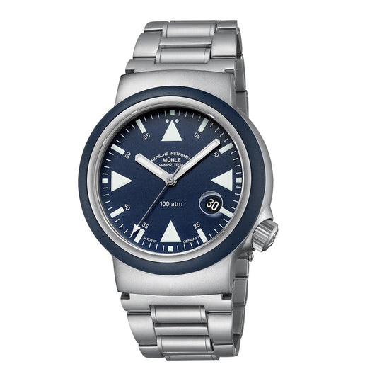 Mühle Glashütte Uhr S.A.R. Rescue-Timer nautikblau M1-41-02-MB-II Juwelier Krebber Mönchengladbach Rheydt