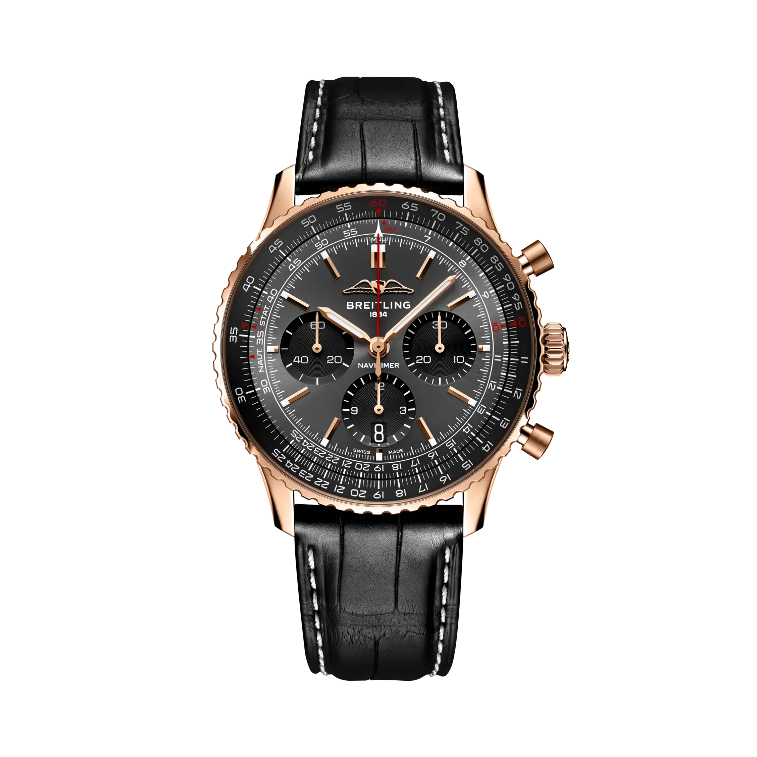 Breitling Navitimer B01 Chronograph 43 mm RB0138A11B1P1 – Vorderansicht bei Juwelier Krebber in Mönchengladbach-Rheydt