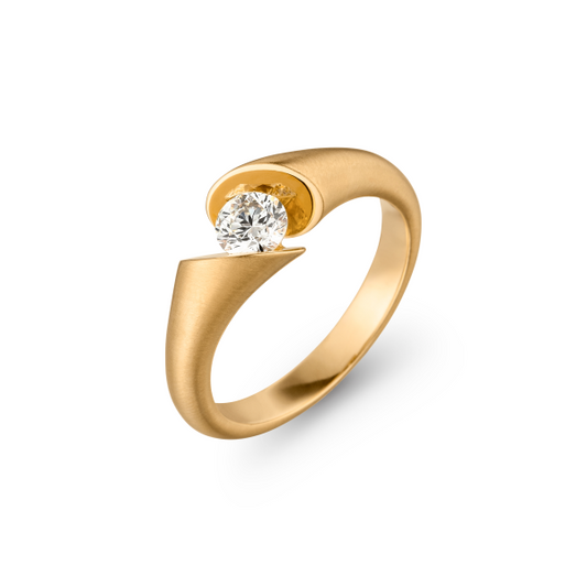 Juwelier Krebber Mönchengladbach - Rheydt Schaffrath Schmuck Calla Ring Damenring Solitär Brillantschmuck 