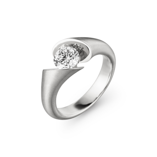 Juwelier Krebber Mönchengladbach - Rheydt Schaffrath Schmuck Ring Calla Damenring Solitär Brillantschmuck