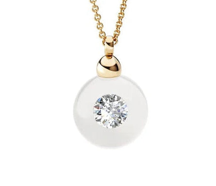 Krebber Jubiläumskollektion: „111 Jahre“ Glasklar Kette mit 1,11ct  Brillant - Schmuck Schmuckwerk