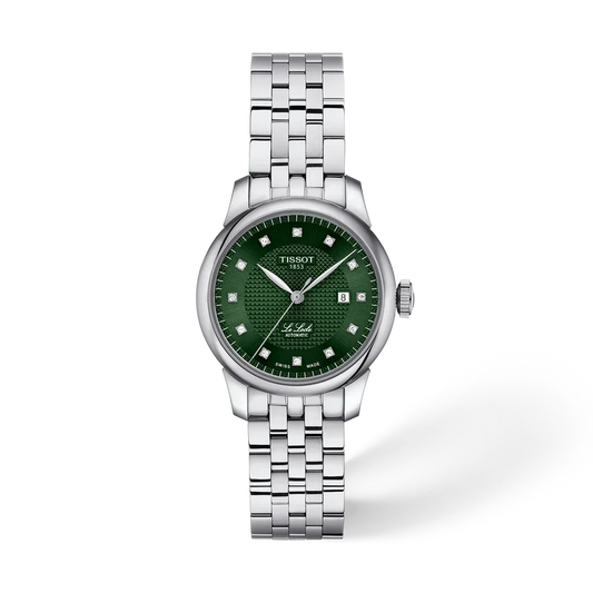 Tissot Le Locle 29 mm, Zifferblatt Grün, Referenz T006.207.11.096.00, bei Juwelier Krebber in Mönchengladbach-Rheydt