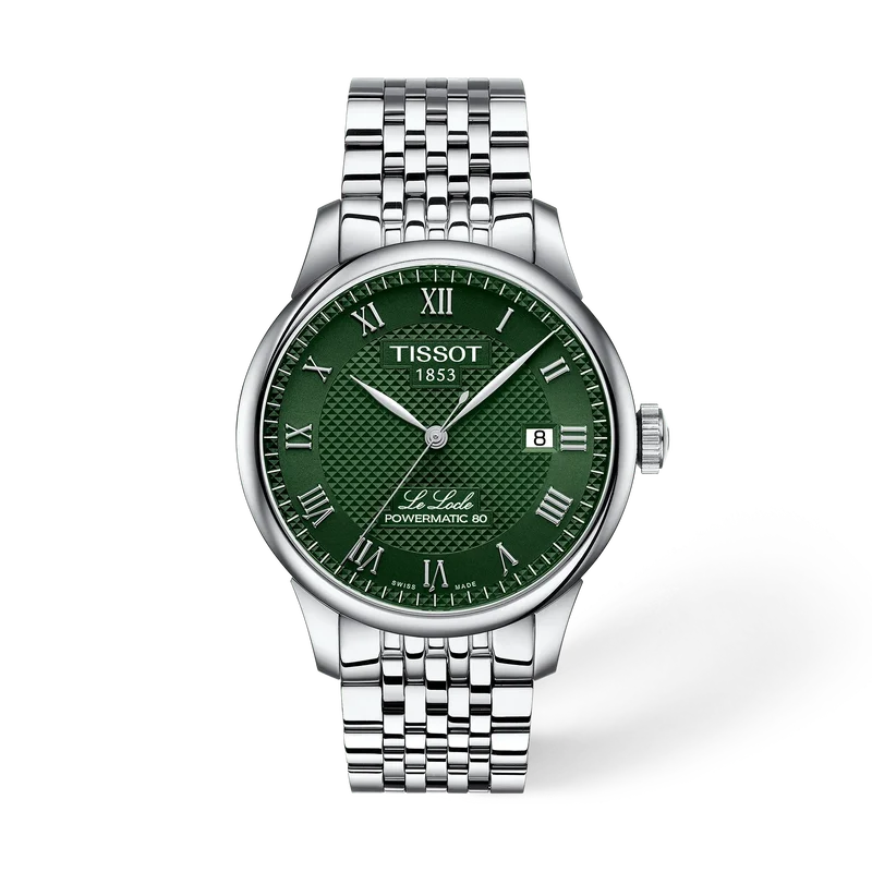 Tissot Le Locle 39,3 mm, Zifferblatt Grün, Referenz T006.407.11.093.00, bei Juwelier Krebber in Mönchengladbach-Rheydt