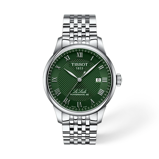 Tissot Le Locle 39,3 mm, Zifferblatt Grün, Referenz T006.407.11.093.00, bei Juwelier Krebber in Mönchengladbach-Rheydt