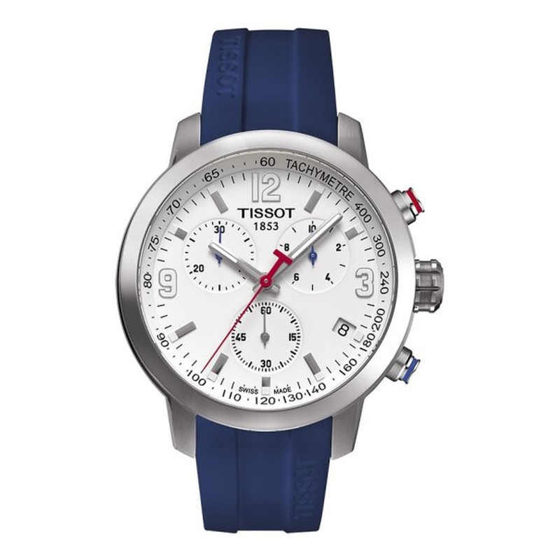 Tissot PRC 200 Ice Hockey Special Edition, Zifferblatt Weiß, Referenz T055.417.17.017.02, bei Juwelier Krebber in Mönchengladbach-Rheydt