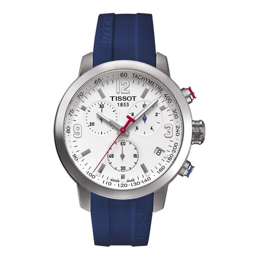 Tissot PRC 200 Ice Hockey Special Edition, Zifferblatt Weiß, Referenz T055.417.17.017.02, bei Juwelier Krebber in Mönchengladbach-Rheydt