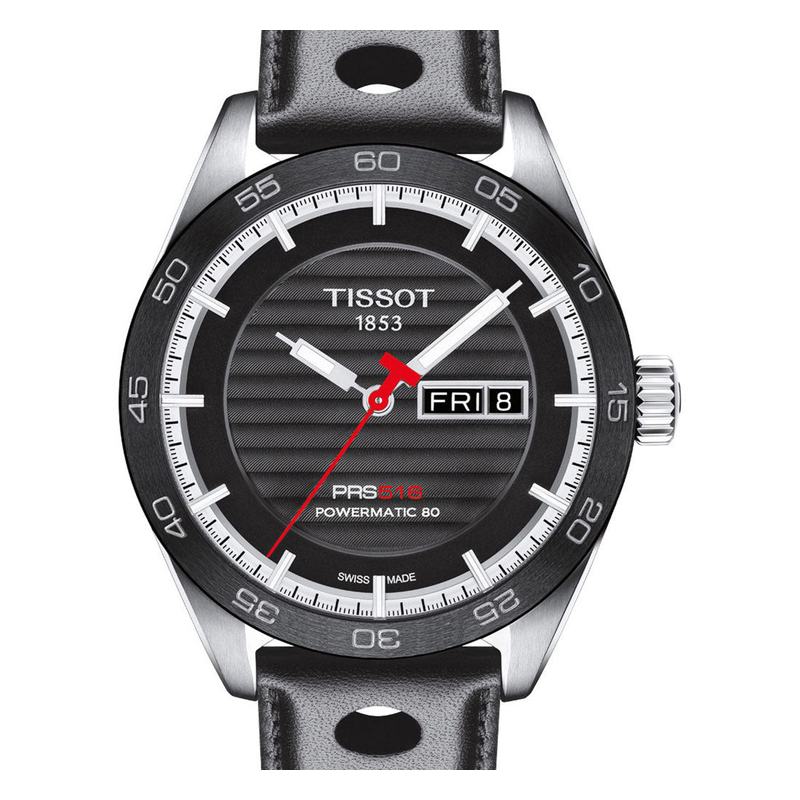 Tissot PRS 516 Automatic, Zifferblatt Schwarz, Referenz T100.430.16.051.00, bei Juwelier Krebber in Mönchengladbach-Rheydt