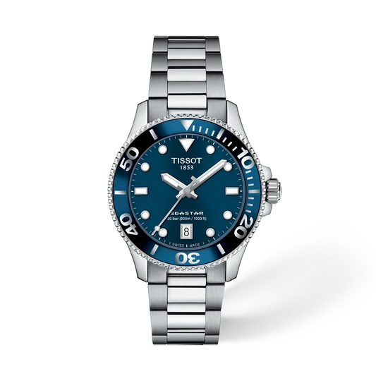 Tissot Seastar 1000 36 mm, Zifferblatt Blau, Referenz T120.210.11.041.00, bei Juwelier Krebber in Mönchengladbach-Rheydt