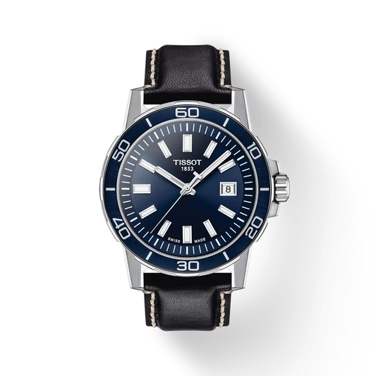 Tissot Supersport Gent 44,5 mm, Zifferblatt Blau, Referenz T125.610.16.041.00, bei Juwelier Krebber in Mönchengladbach-Rheydt