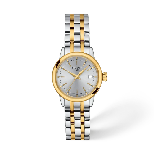 Tissot Classic Dream Lady 28 mm, Zifferblatt Silber, Referenz T129.210.22.031.00, bei Juwelier Krebber in Mönchengladbach-Rheydt