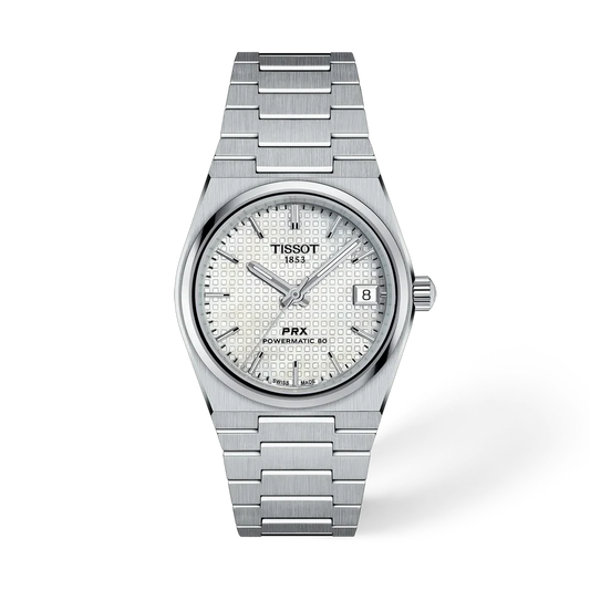 Tissot PRX Powermatic 80 35 mm, Zifferblatt Perlmutt, Referenz T137.207.11.111.00, bei Juwelier Krebber in Mönchengladbach-Rheydt