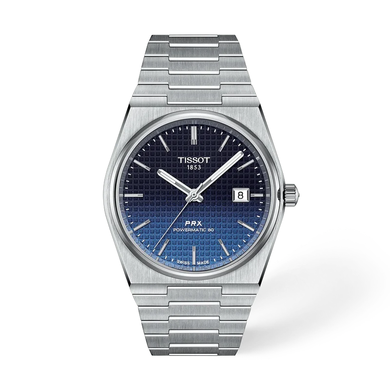 Tissot PRX Powermatic 80 40 mm, Zifferblatt Blau, Referenz T137.407.11.051.01, bei Juwelier Krebber in Mönchengladbach-Rheydt