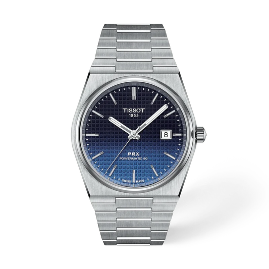 Tissot PRX Powermatic 80 40 mm, Zifferblatt Blau, Referenz T137.407.11.051.01, bei Juwelier Krebber in Mönchengladbach-Rheydt