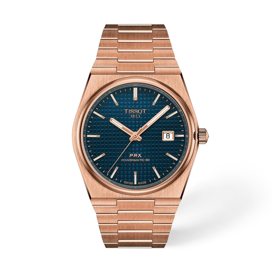 Tissot PRX Powermatic 80 40 mm, Zifferblatt Blau, Referenz T137.407.33.041.00, bei Juwelier Krebber in Mönchengladbach-Rheydt