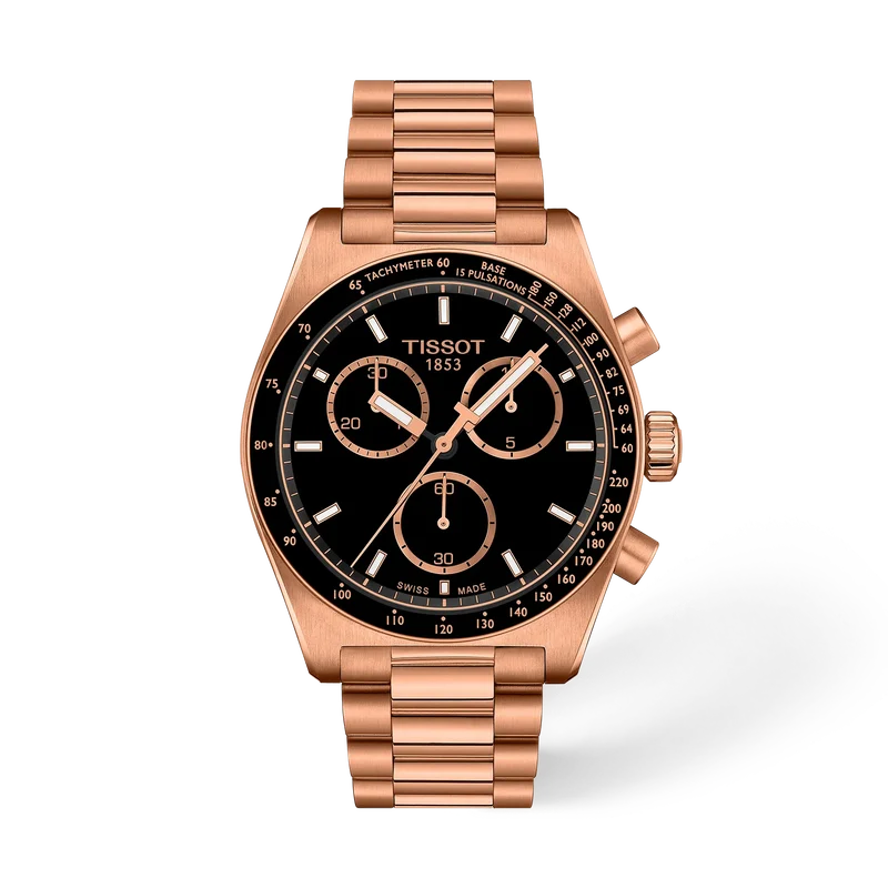 Tissot PR 516 Chronograph 40 mm, Zifferblatt Schwarz, Referenz T149.417.33.051.00, bei Juwelier Krebber in Mönchengladbach-Rheydt