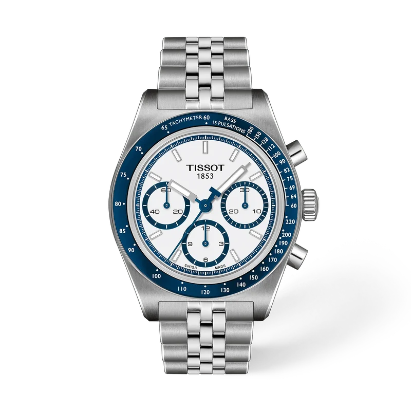 Tissot PR 516 Automatic Chronograph 41 mm, Zifferblatt Weiß, Referenz T149.462.11.011.00, bei Juwelier Krebber in Mönchengladbach-Rheydt
