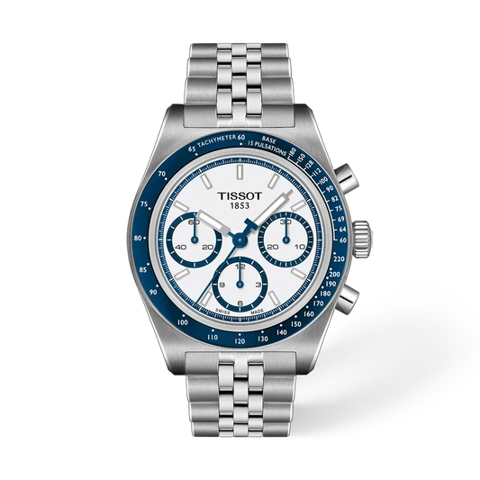 Tissot PR 516 Automatic Chronograph 41 mm, Zifferblatt Weiß, Referenz T149.462.11.011.00, bei Juwelier Krebber in Mönchengladbach-Rheydt