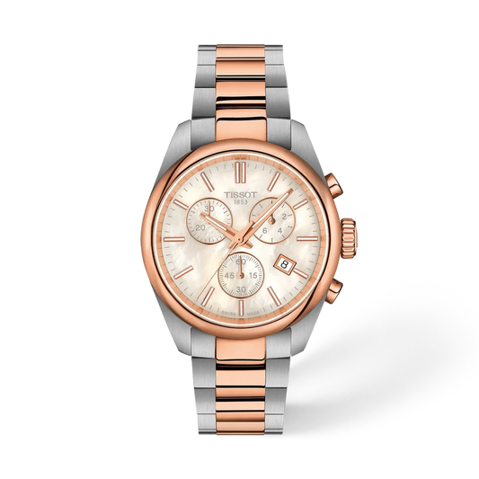 Tissot PR 100 36 mm, Zifferblatt Perlmutt, Referenz T150.217.22.111.00, bei Juwelier Krebber in Mönchengladbach-Rheydt