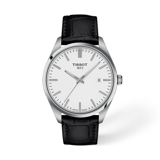 Tissot PR 100 40 mm, Zifferblatt Weiß, Referenz T150.410.16.011.00, bei Juwelier Krebber in Mönchengladbach-Rheydt