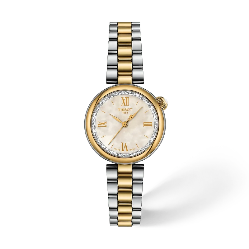 Tissot Desir 28 mm, Zifferblatt Perlmutt, Referenz T152.010.22.118.01, bei Juwelier Krebber in Mönchengladbach-Rheydt