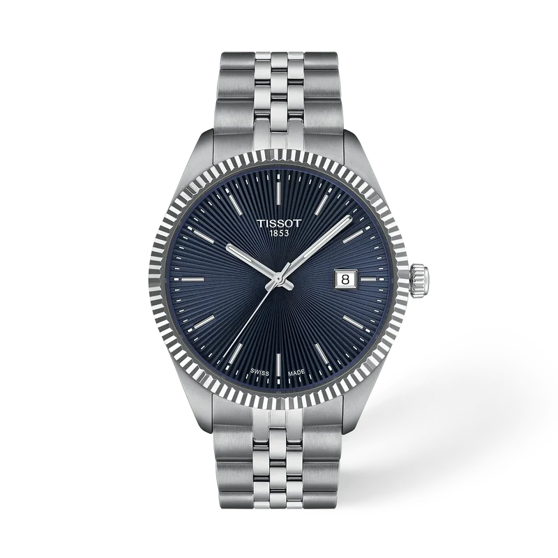 Tissot Ballade 40 mm, Zifferblatt Blau, Referenz T156.410.11.041.00, bei Juwelier Krebber in Mönchengladbach-Rheydt