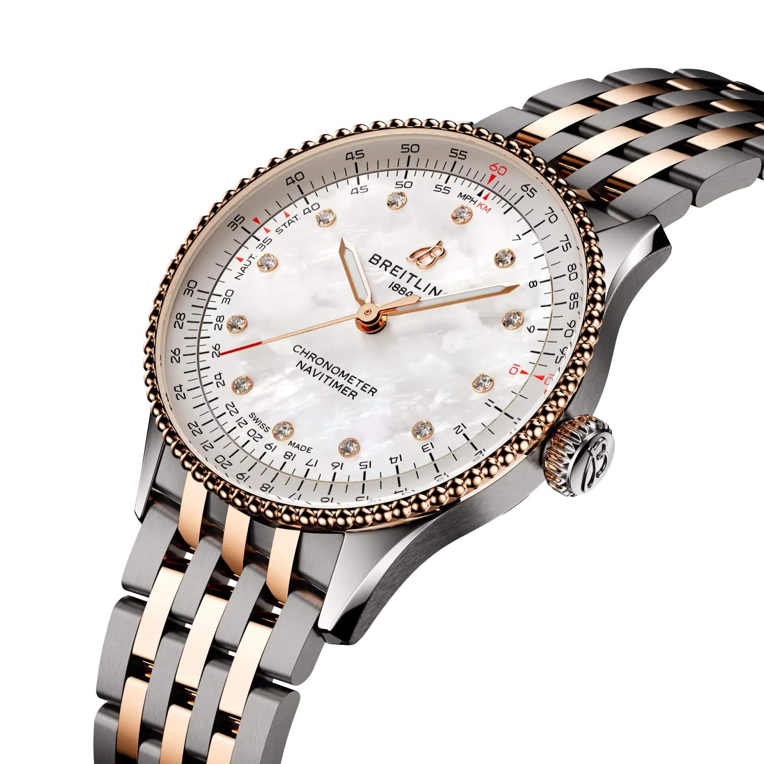 Navitimer Automatic 36 mm U17327211A1U1 – Perspektivansicht bei Juwelier Krebber in Mönchengladbach-Rheydt