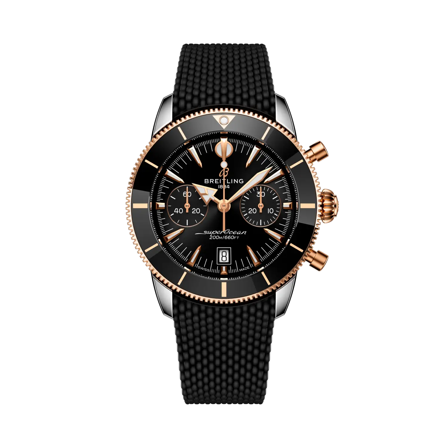 Breitling Superocean Heritage B01 Chronograph 42 mm UB0156H11B1S1 – Vorderansicht bei Juwelier Krebber in Mönchengladbach-Rheydt