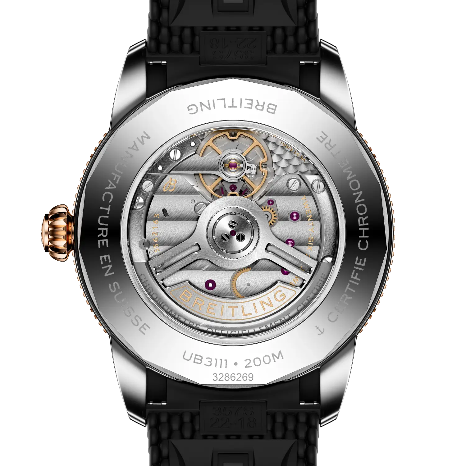 Superocean Heritage B31 Automatic 42 mm UB3111241B1S1 – Rückansicht bei Juwelier Krebber in Mönchengladbach-Rheydt