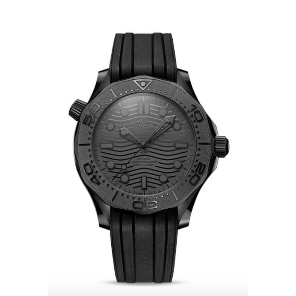 omega seamaster 300 black black 21092442001003