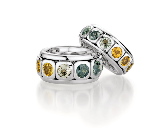 Juwelier Krebber Mönchengladbach - Rheydt Odenwald A. Odenwald Schmuck Ring Tango Damenring Brillantschmuck Farbsteinschmuck Saphir
