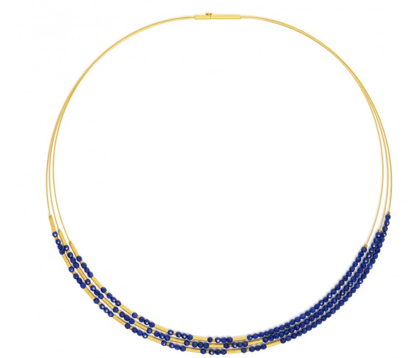Juwelier Krebber Mönchengladbach - Rheydt Bernd Wolf Collier Schmuck Farbsteinschmuck Lapis Lapislazuli Halsschmuck