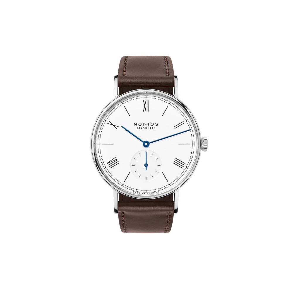 NOMOS Glashütte - Ludwig 38 emailleweiß 236 Nomos Ludwig 33 Duo-juwelier-krebber-monchengladbach-rheydt-damenuhr-nomos-glashutte-l