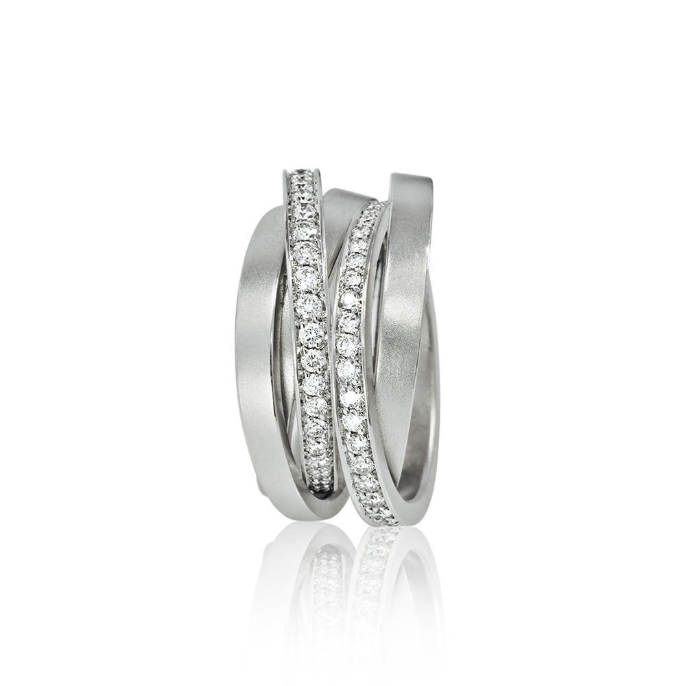 Juwelier Krebber Mönchengladbach - Rheydt Schmuckwerk Ring Damenring Solitärring Brillantschmuck Solitär Diamant Brillant Saturn SR 126 PT