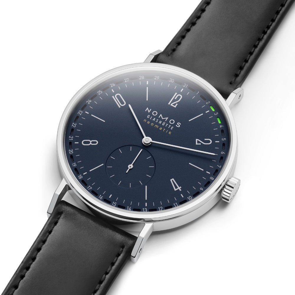 NOMOS Glash tte Tangente Neomatik 41 Update nachtblau Juwelier