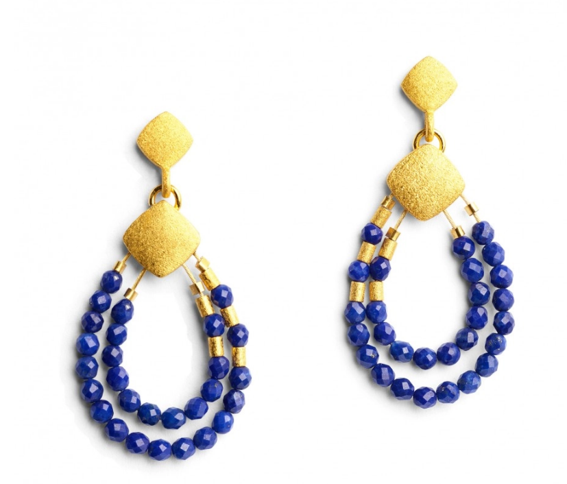 Juwelier Krebber Mönchengladbach - Rheydt Bernd Wolf Ohrstecker Ohrhänger Schmuck Farbsteinschmuck Lapis Lapislazuli