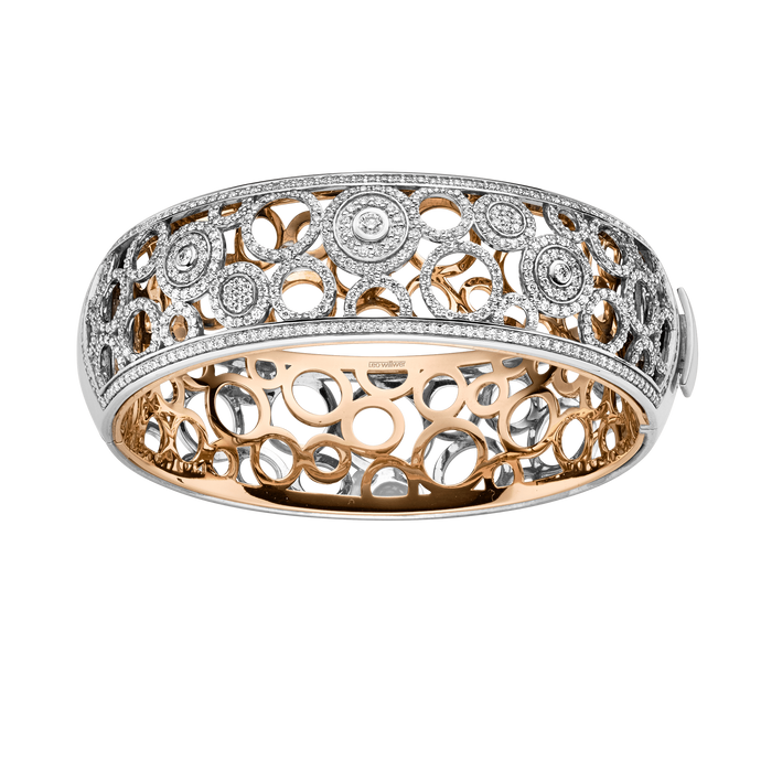 Armreif in Gold mit Brillanten