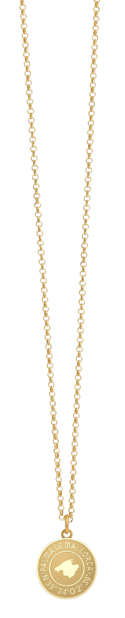 Mallorca Münz Kette Gold