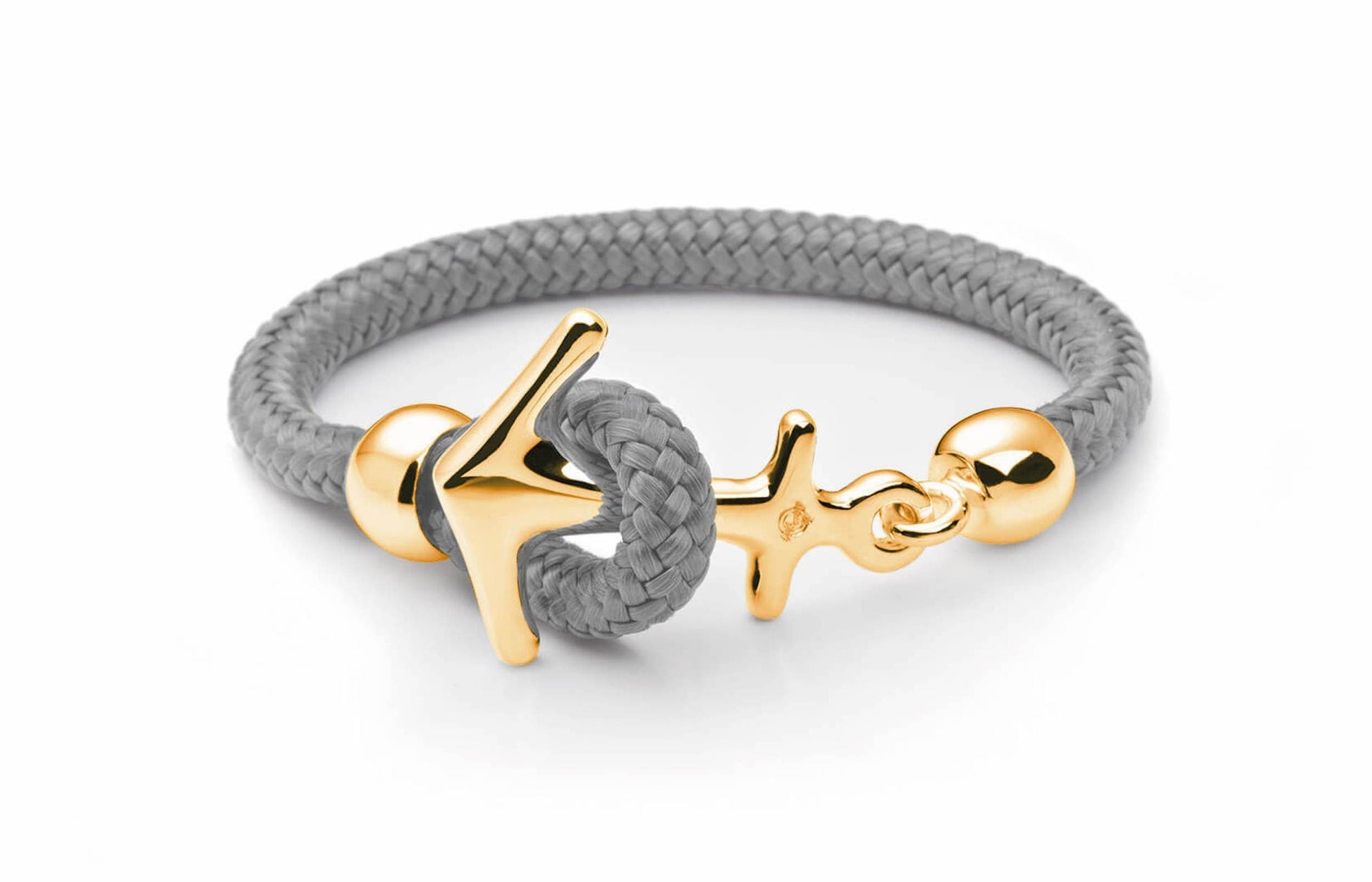 Roségoldenes Anker Armband in Grau