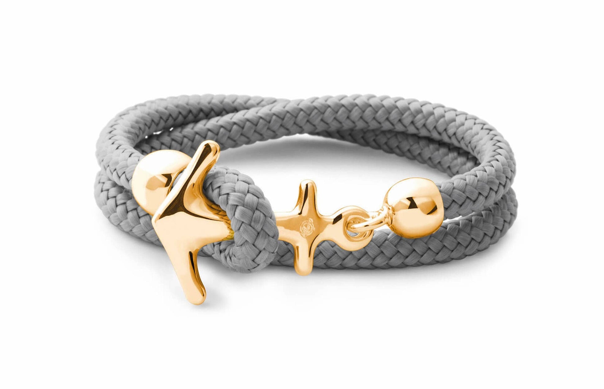 Roségoldenes Anker Armband in Grau