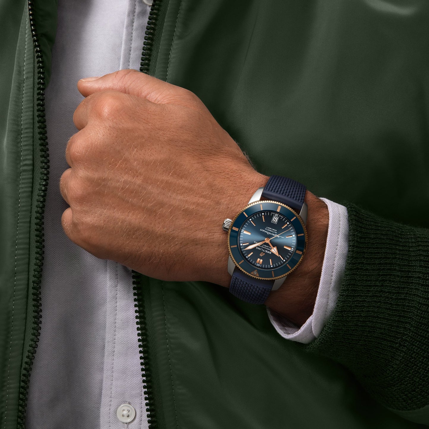 Breitling - Superocean Heritage B20 Automatic 42 Edelstahl und 18 Karat Roségold